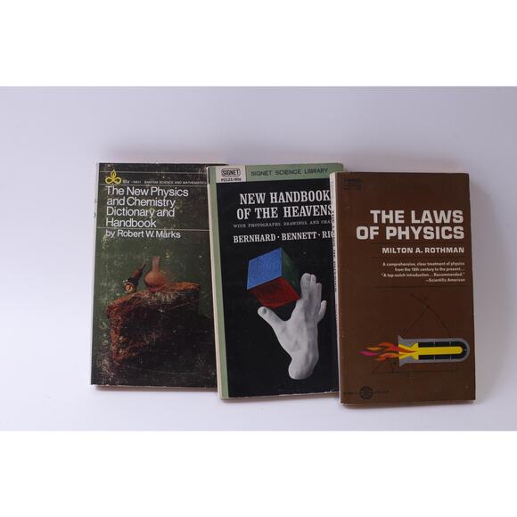 1960s Physics Books, The New Physics and Chemistry Dictionary - Picture 1 of 3
